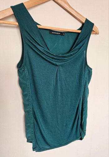 Blouse débardeur en soie Monoprix taille 1