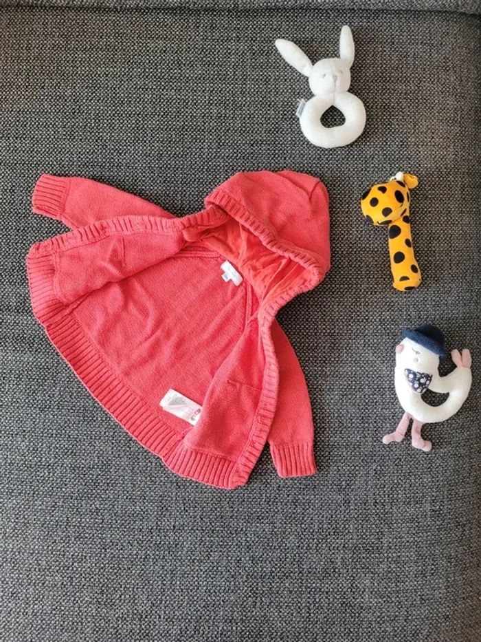 Gilet garçon en coton 3 mois - photo numéro 3