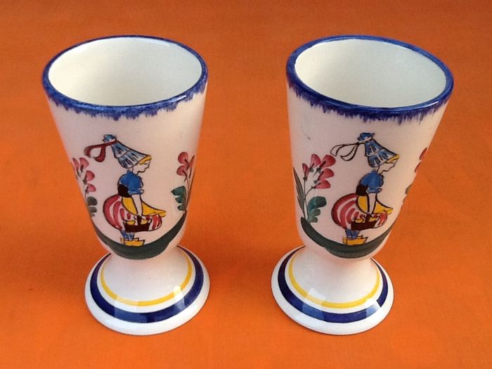 2 Mazagrans en Faïence