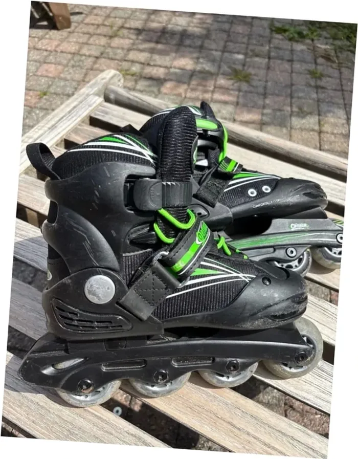 Patins à Roulettes Optimum - Taille Réglable 32 - 35 Idéaux pour Débuter ! - photo numéro 9
