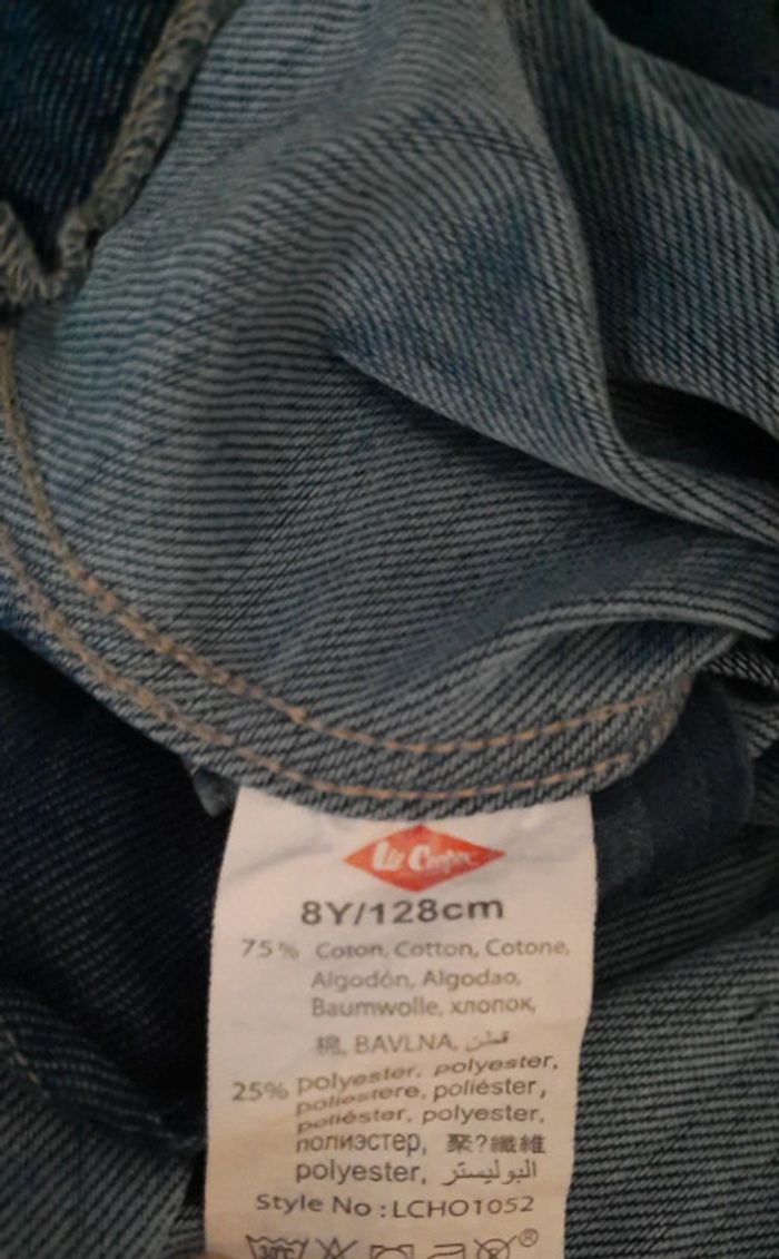 Chemise en jeans garçon Lee Cooper 8 ans - photo numéro 7