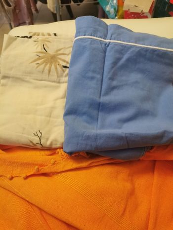 Lot de 2 taies de traversin lit 2 places