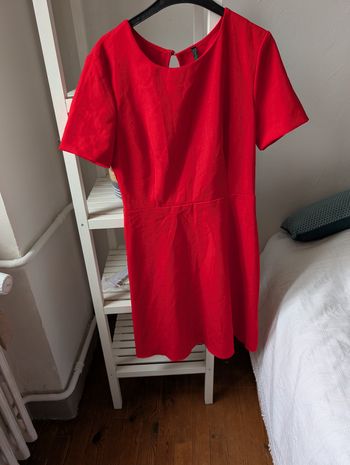 Robe rouge été Benetton taille 36
