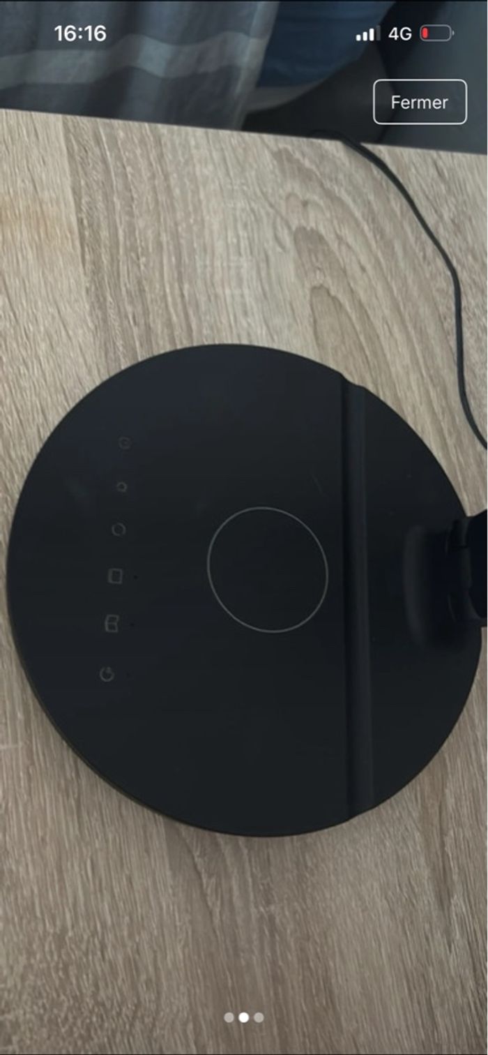 Lampe de chevet avec station de charge