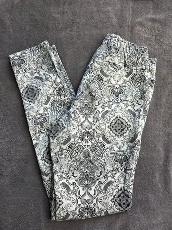 Pantalon imprimé noir & blanc FRIENDTEX – Taille 38