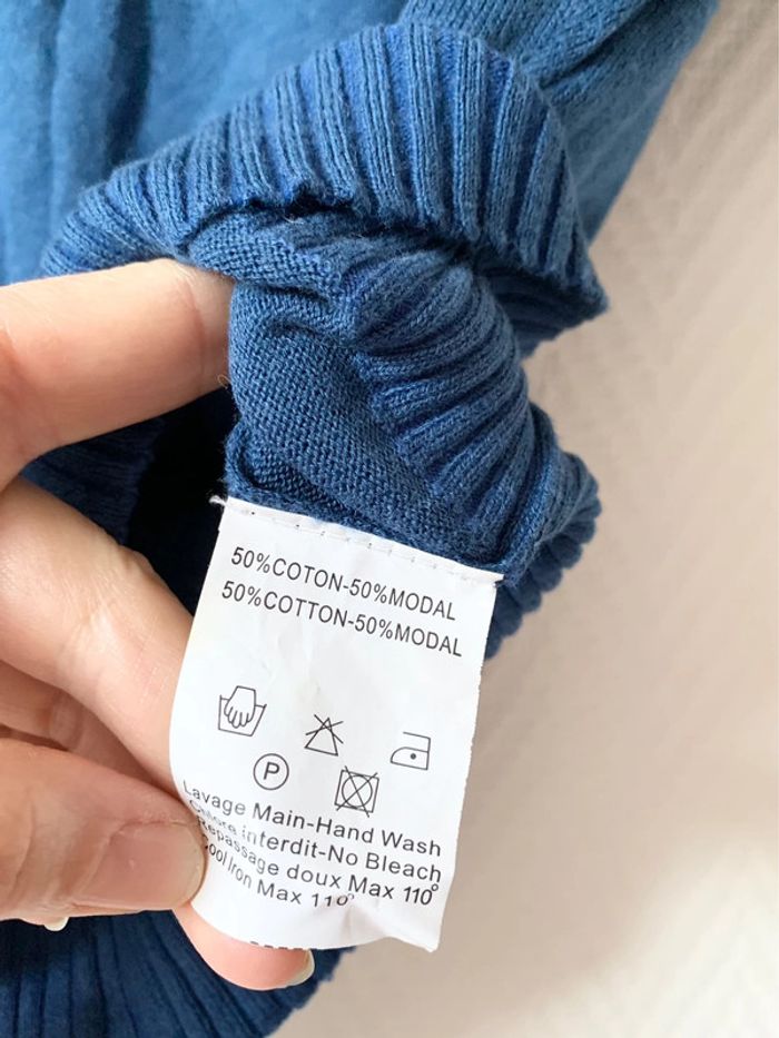 Joli petit pull tout doux avec très belle coupe vintage - photo numéro 7