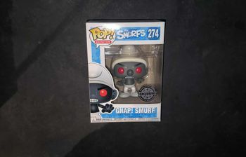 Figurine Funko Pop / Gnap! Gris Smurf 274 / The Smurfs "Les Schtroumpfs" / Exclusive