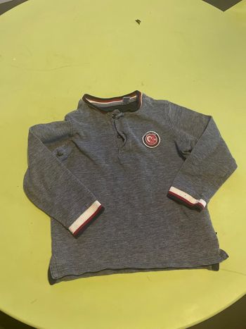 Polo manches longues 4 ans Okaidi