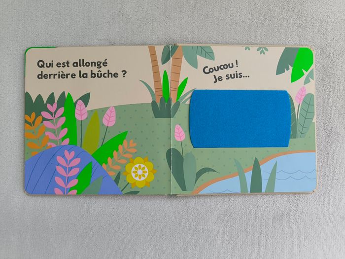 Livre à toucher Cache-cache dans la jungle - photo numéro 5