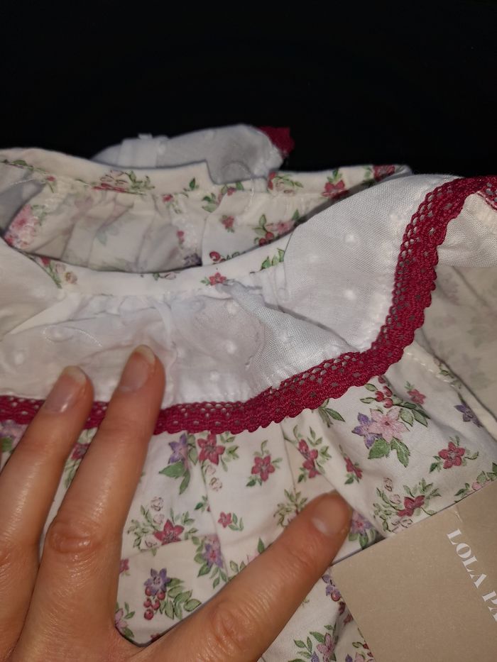 Barboteuse fleurie 12m neuve lolla palacios - photo numéro 2