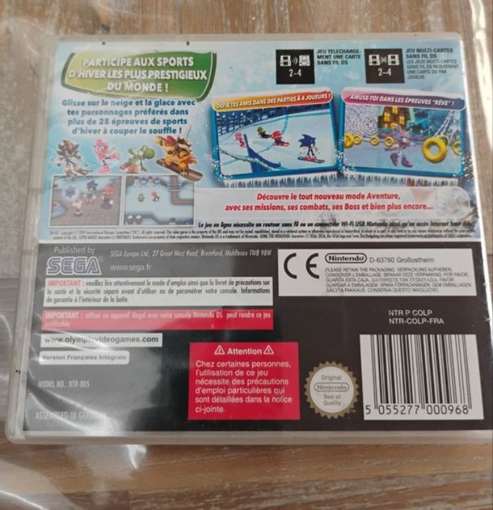 Jeu ds Mario et sonic aux jeux olympiques - photo numéro 2