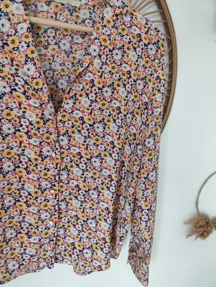 Blouse imprimé rétro - photo numéro 2