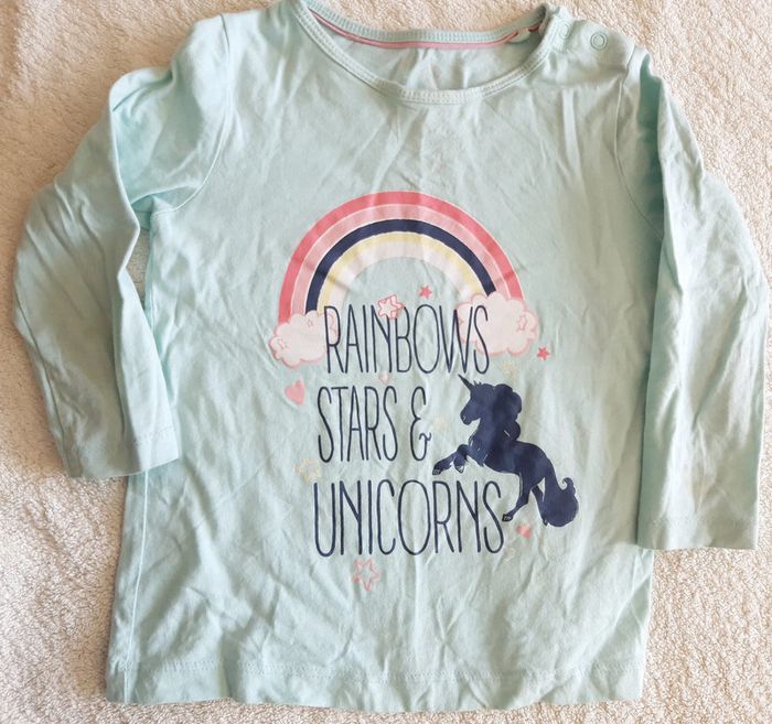 Haut de pyjama fille 12-24 mois, 86-92 / Lupilu