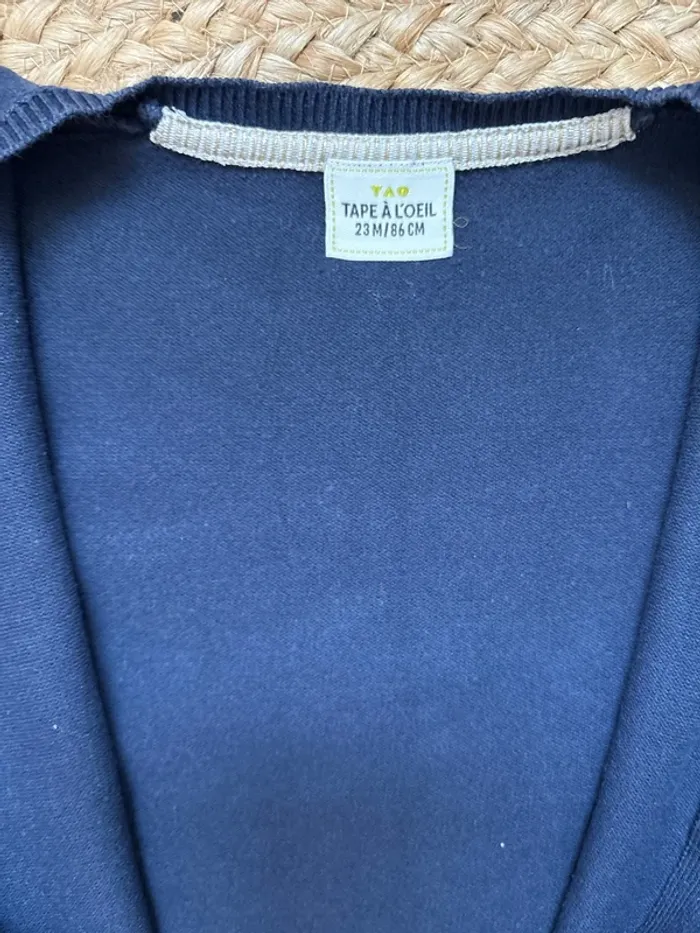 Gilet bleu marine - photo numéro 3