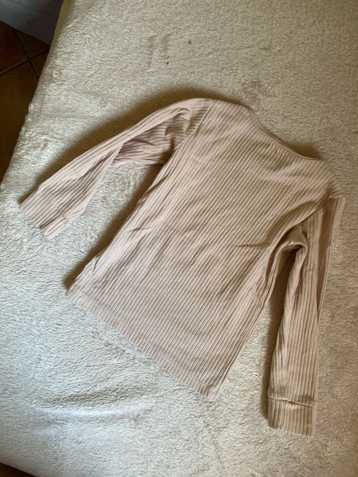 Haut manche longue H&M rose 92 cm - photo numéro 5