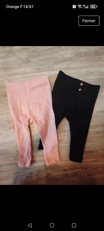 Lot legging 9 mois