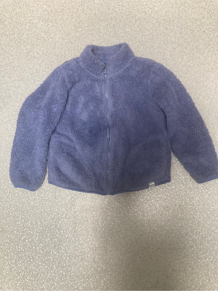 Gilet polaire poils longs lefties 7/8 ans