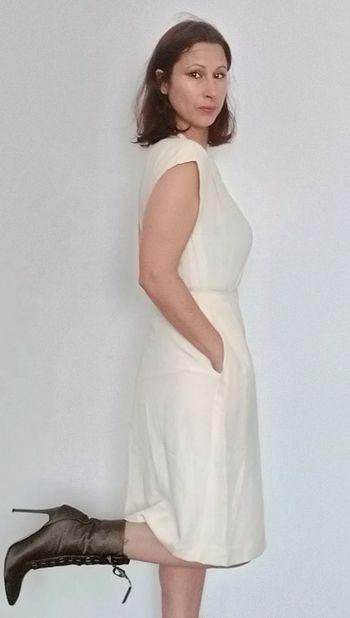 Combinaison jupe culotte vintage