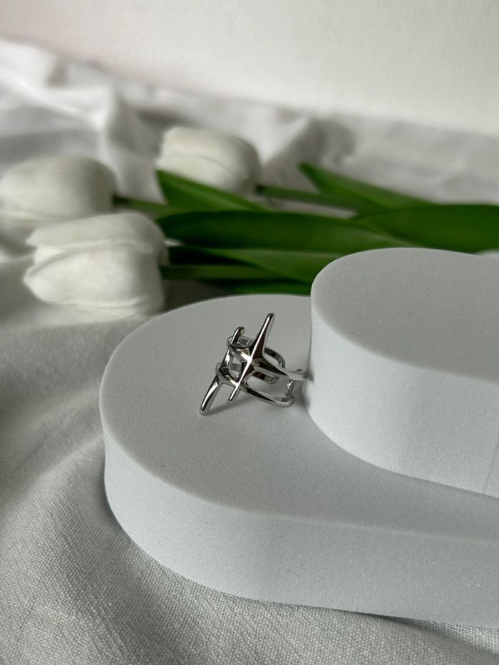 Bague Argentée inoxydable - photo numéro 4