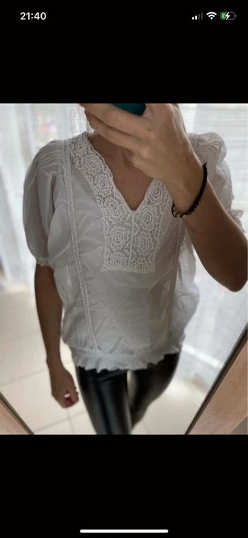Blouse blanche chic