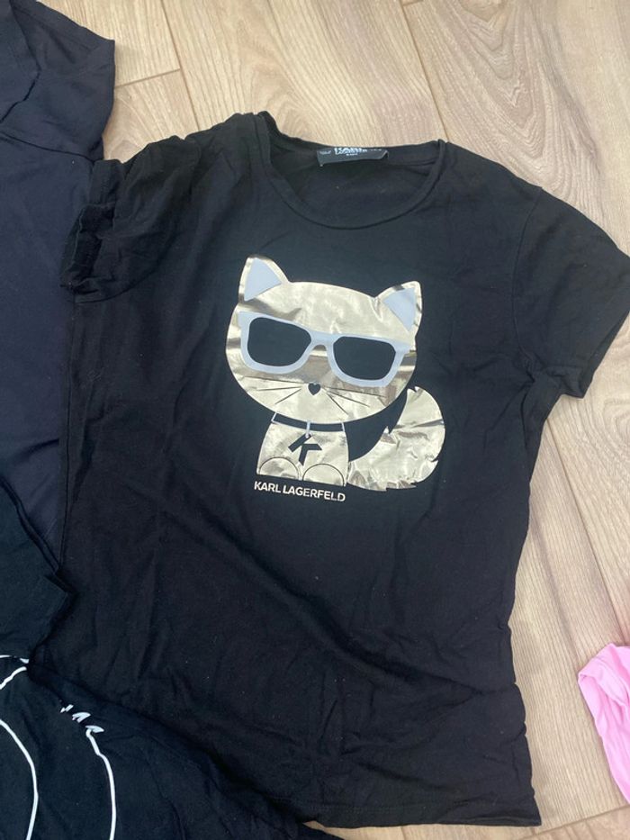 T-shirt lot de 4 Karl lagerfeld - photo numéro 3