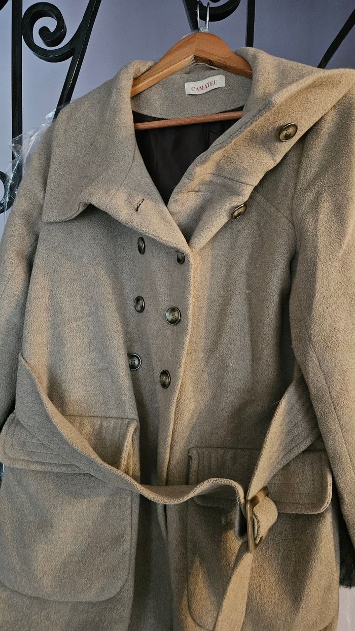 Manteau  beige camaïeu