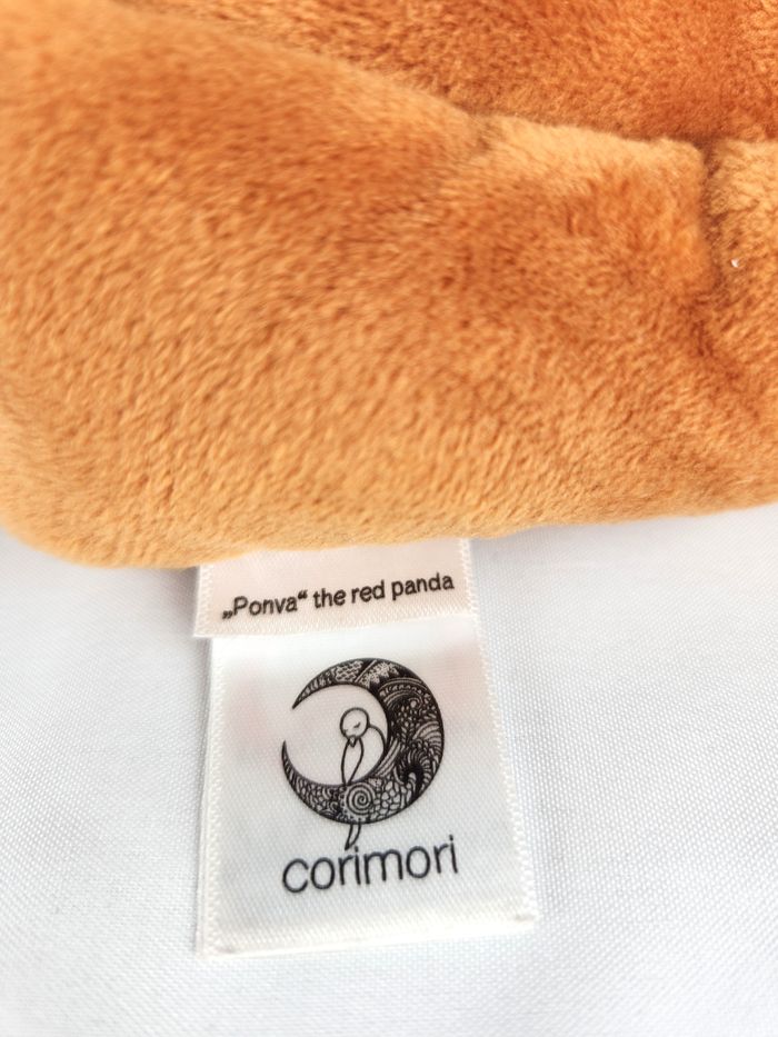 Trousse Peluche Panda Roux Corimori Kawaii / Sac à Crayons - photo numéro 3