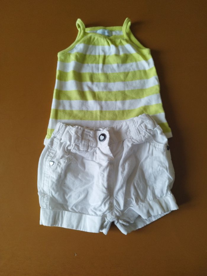 Ensemble été fille 3 mois