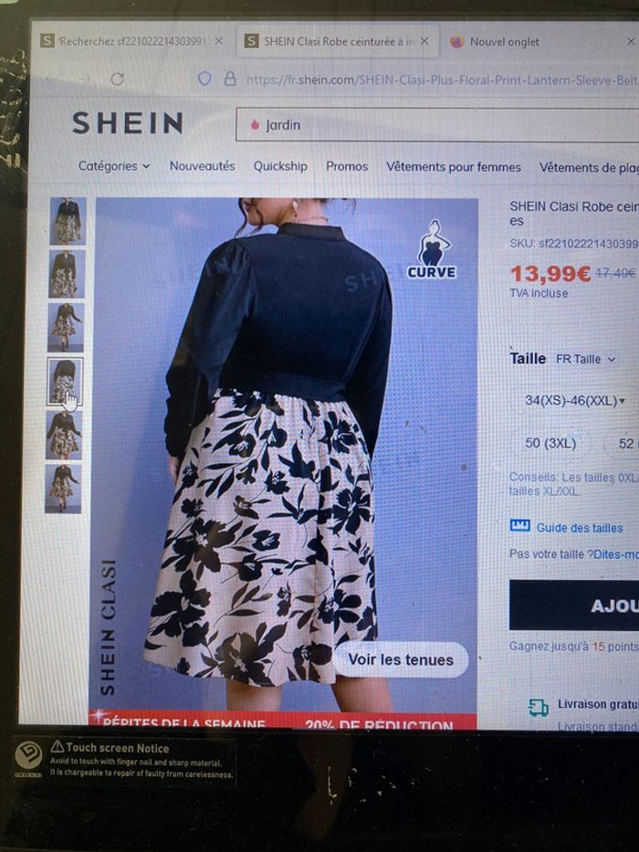 Robe Shein 1XL neuve - photo numéro 7