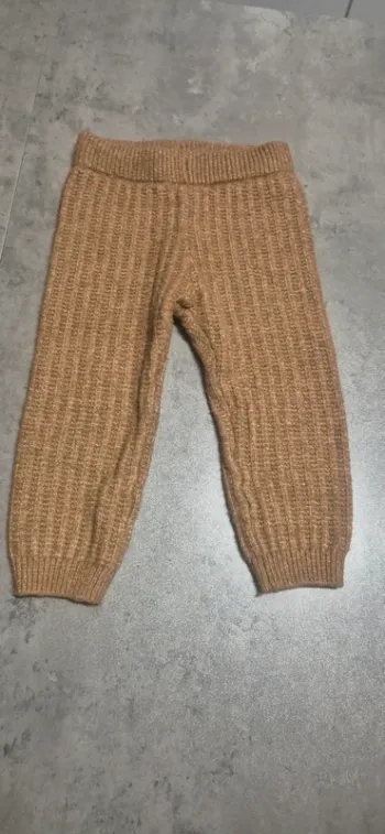 Pantalon fille en maille