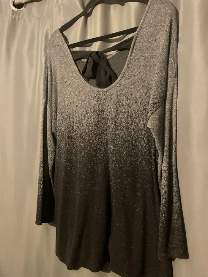 Pull T42 gris et noir - photo numéro 2