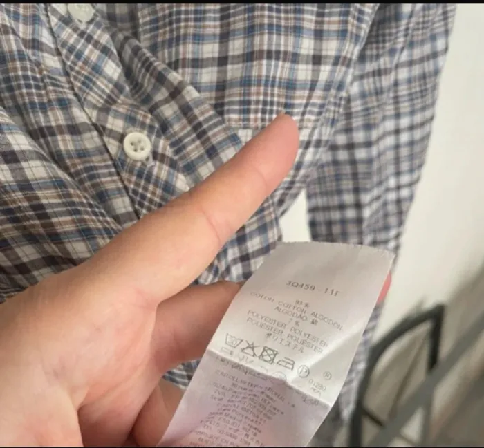 Chemise à carreaux en coton Caroll - photo numéro 4