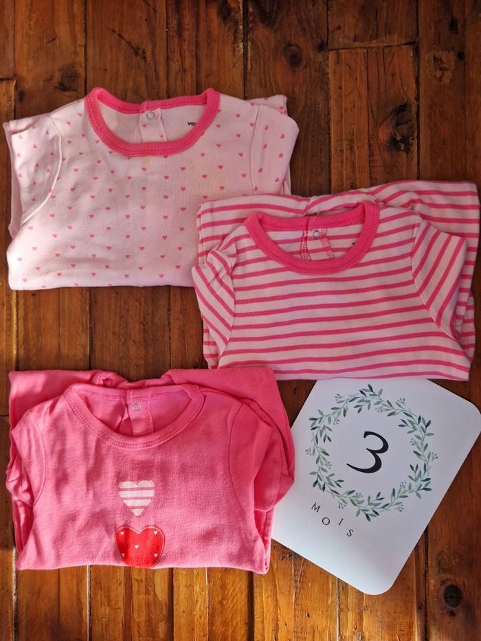 Lot de 3 pyjamas légers Vertbaudet