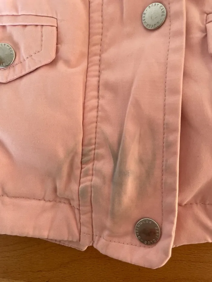 Manteau rose avec gilet intérieur - photo numéro 5