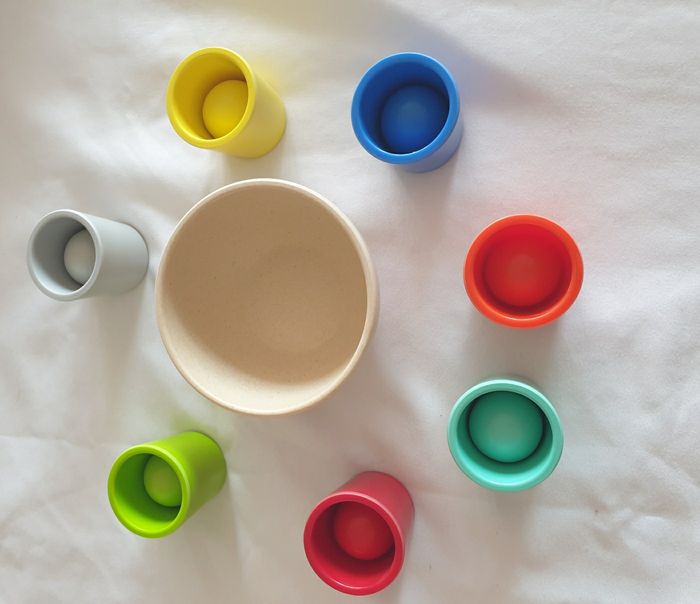 Tri couleurs bols balles Montessori - photo numéro 3