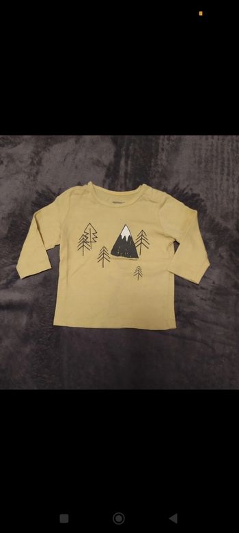 T.shirt ML Vertbaudet 3 mois