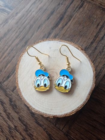Boucles d'oreilles Donald