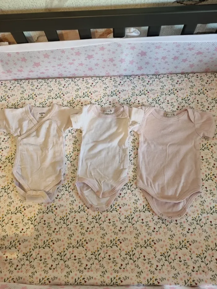 3 bodys manches courtes - photo numéro 2