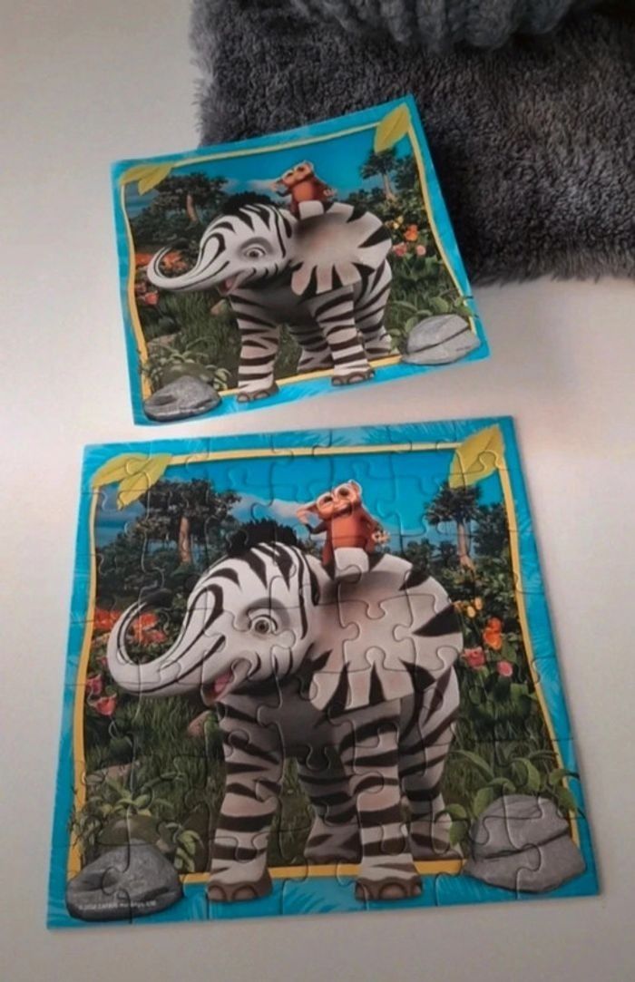 Boîte avec 3 puzzles - photo numéro 4