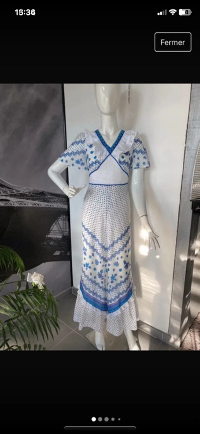 Robe longue de 1970 voir mensurations - photo numéro 7