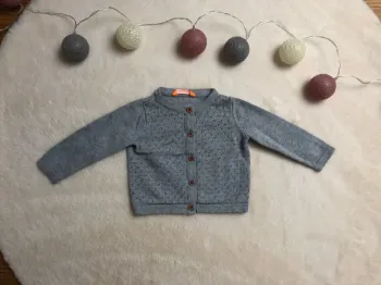 Cardigan gris Hema 3mois 62cm
