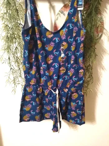 Combishort taille S - lilo et stich - coton/polyester