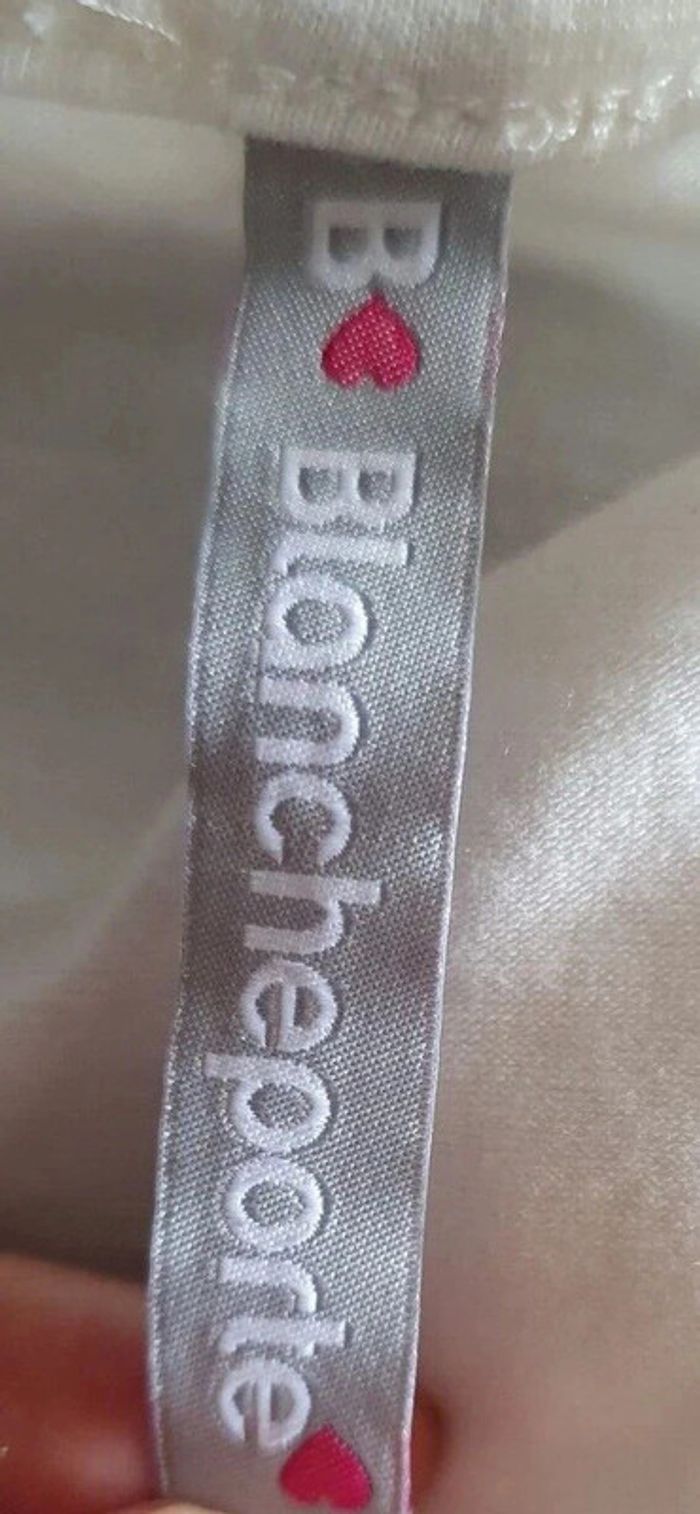 Beau T-shirt blanc manches dentelle T: 38/40 - photo numéro 10