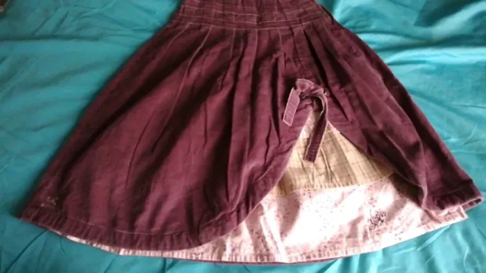 Jupe veloure