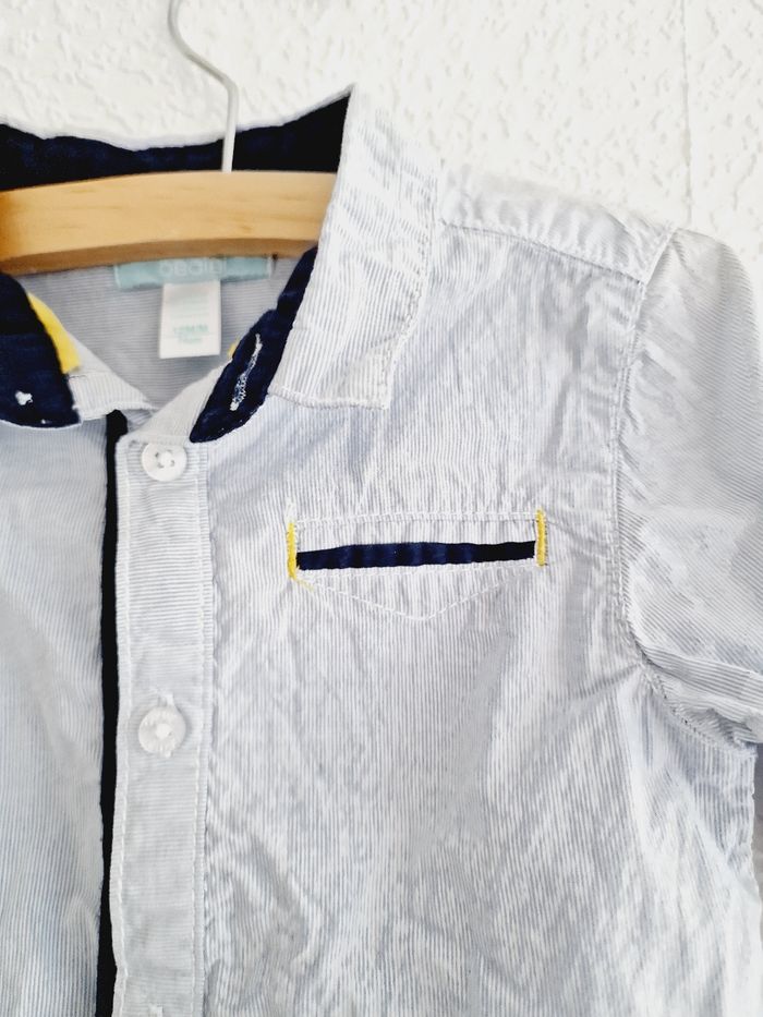Obaïbi - Chemise manches longues, lignée (12 mois) - photo numéro 3