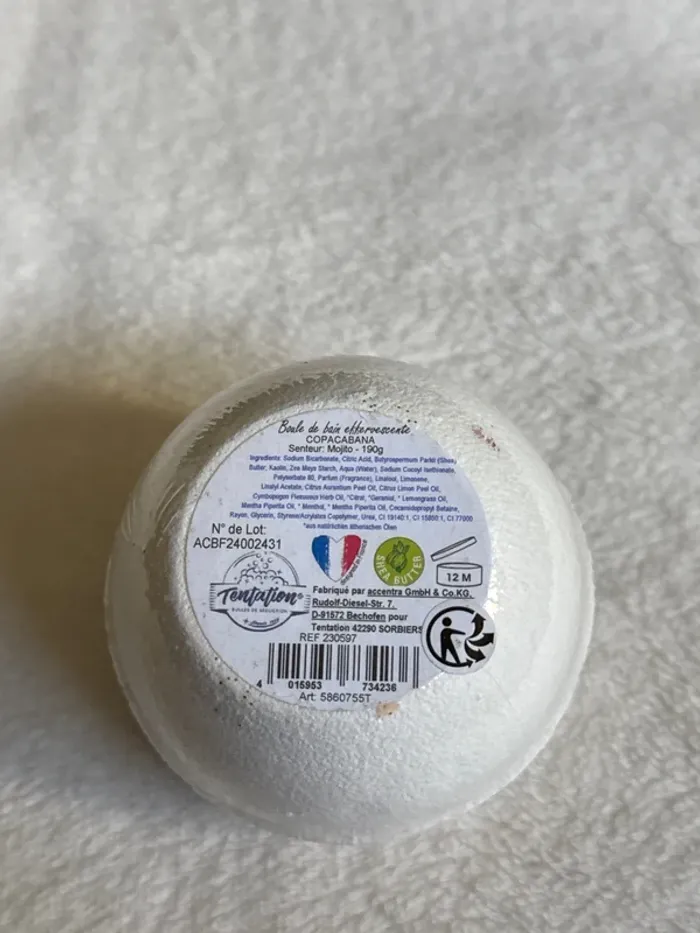 Bombe de bain mojito - photo numéro 2