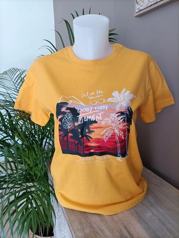 T-shirt jaune Plage