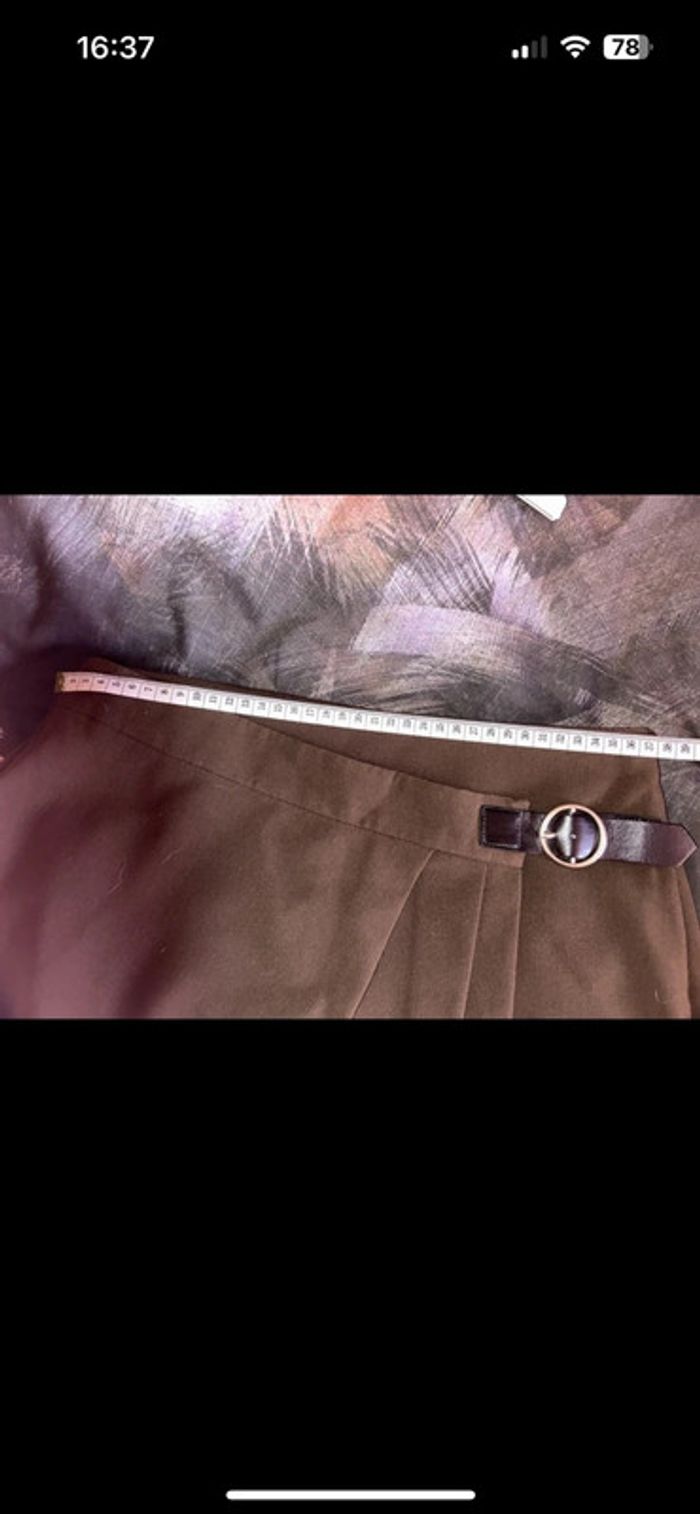 Jupe kaki Camaïeu taille M 38 - photo numéro 5