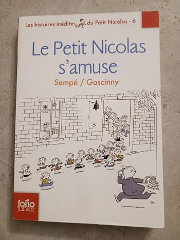 livre le petit Nicolas s'amuse