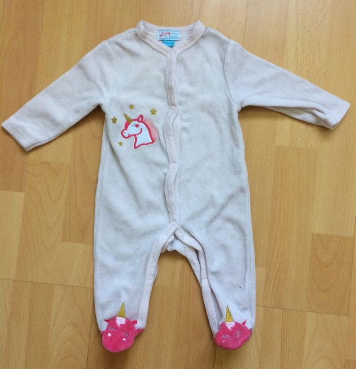 Pyjama velours 3 mois
